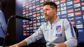 Simeone, en rueda de prensa