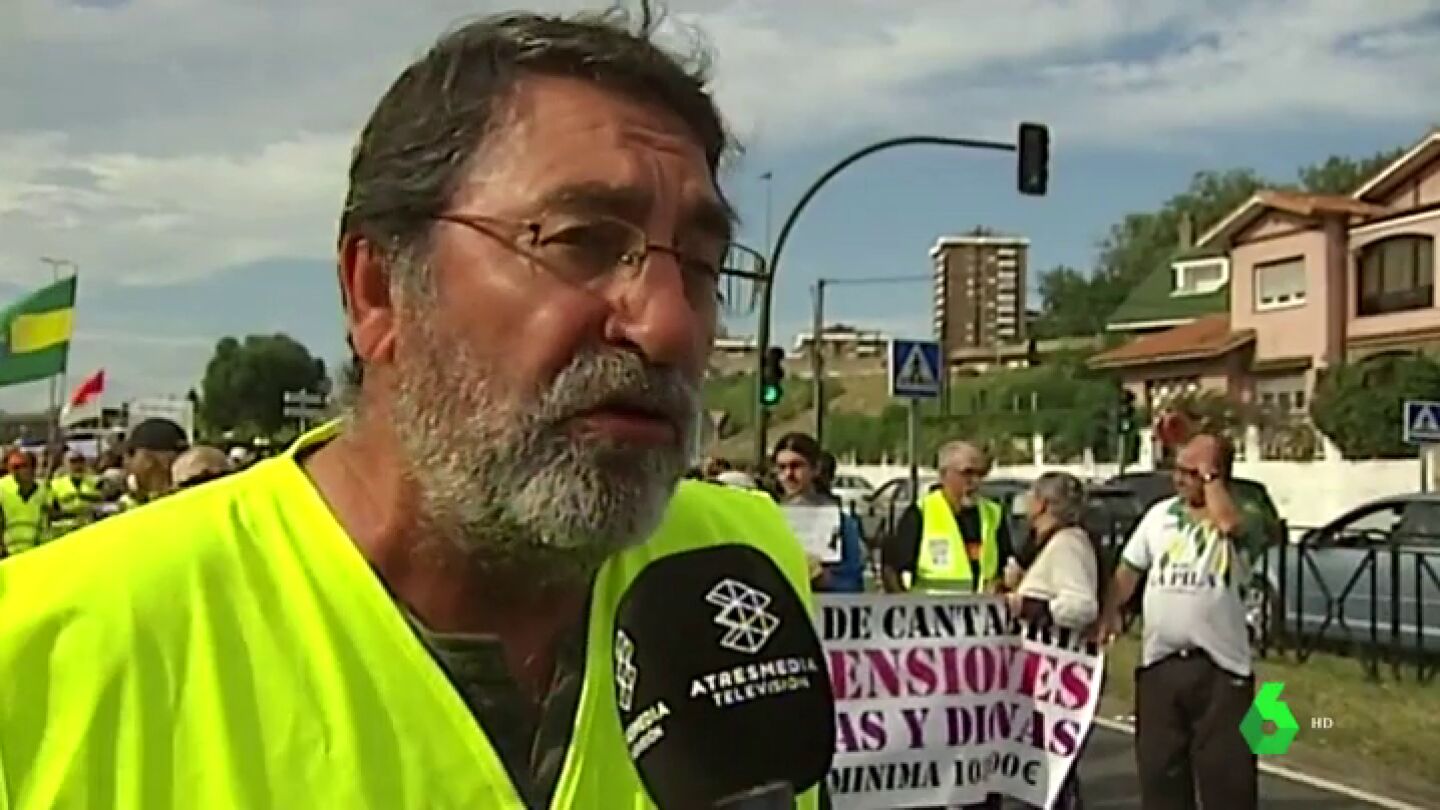 Manifestaci&oacute;n por las pensiones dignas en Santander
