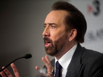 El actor norteamericano Nicolas Cage El actor norteamericano Nicolas Cage
