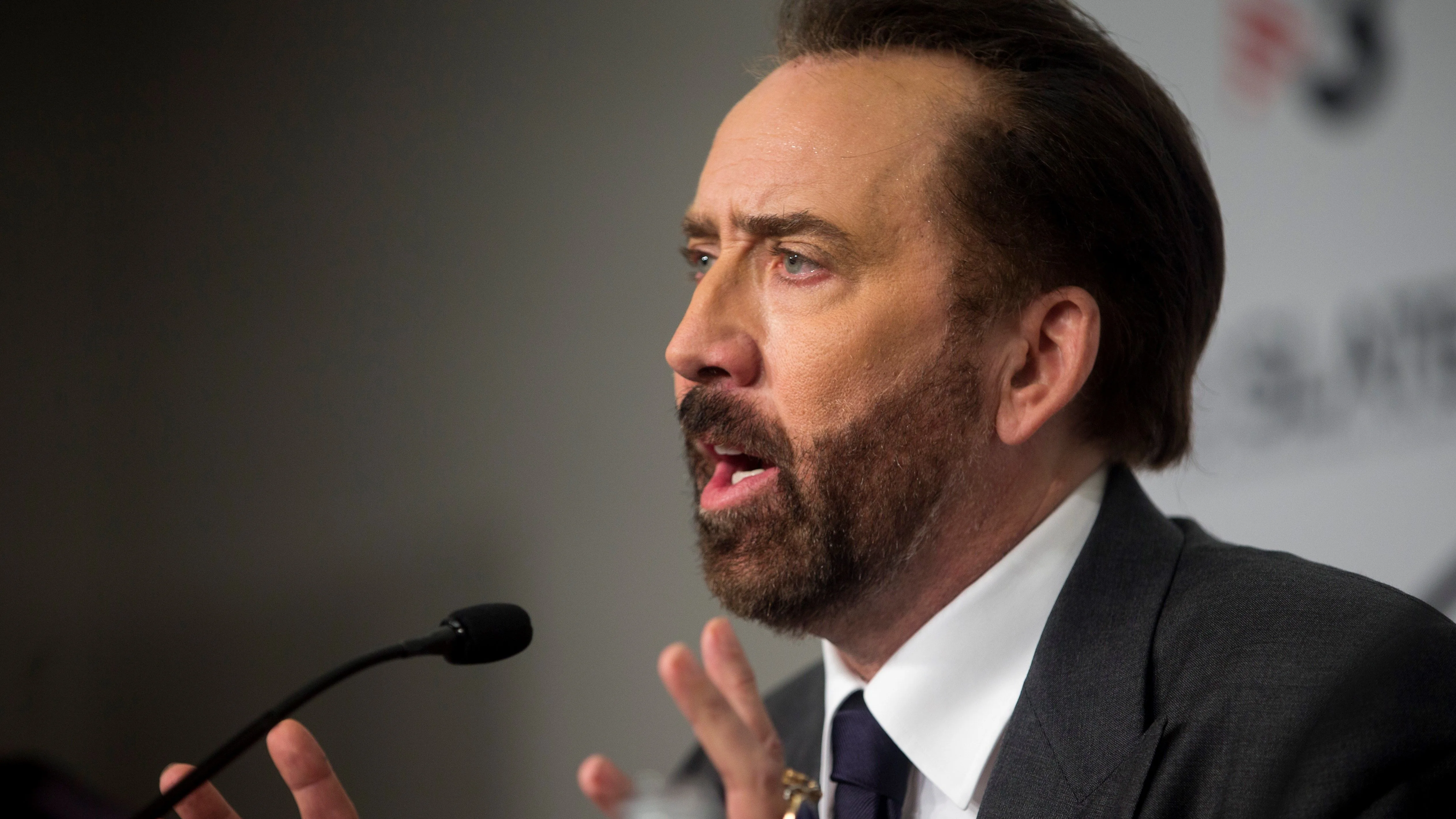El actor norteamericano Nicolas Cage El actor norteamericano Nicolas Cage