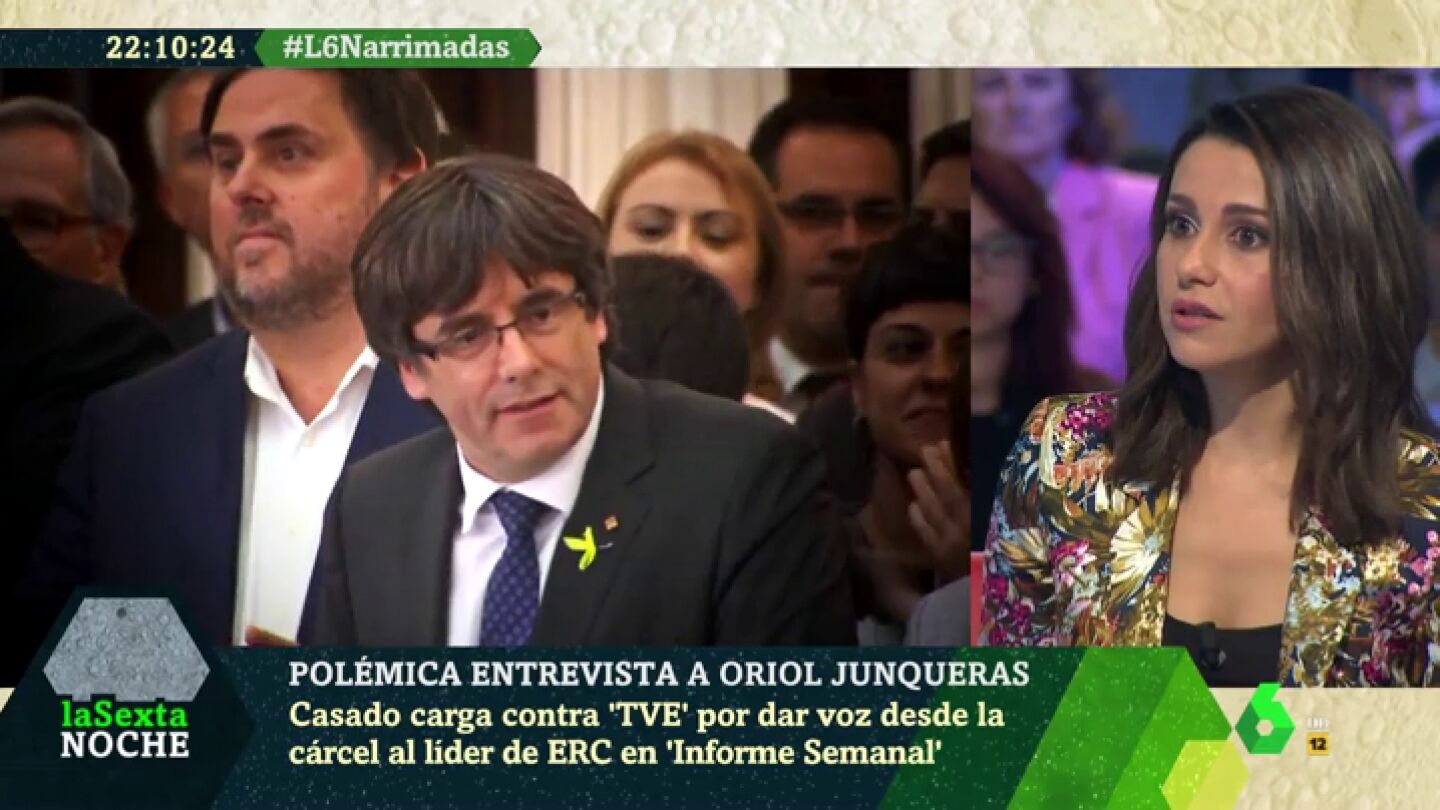 In&eacute;s Arrimadas, en laSexta Noche