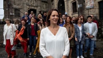 Bescansa presenta su candidatura en Santiago de Compostela