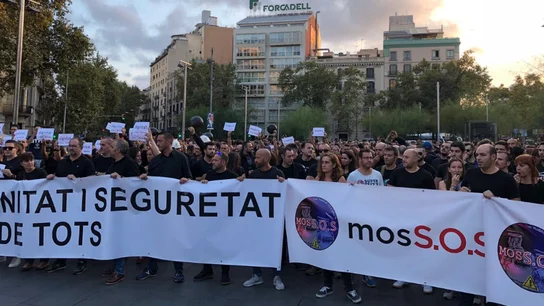 Manifestación de los Mossos Manifestación de los Mossos