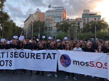 Manifestación de los Mossos Manifestación de los Mossos