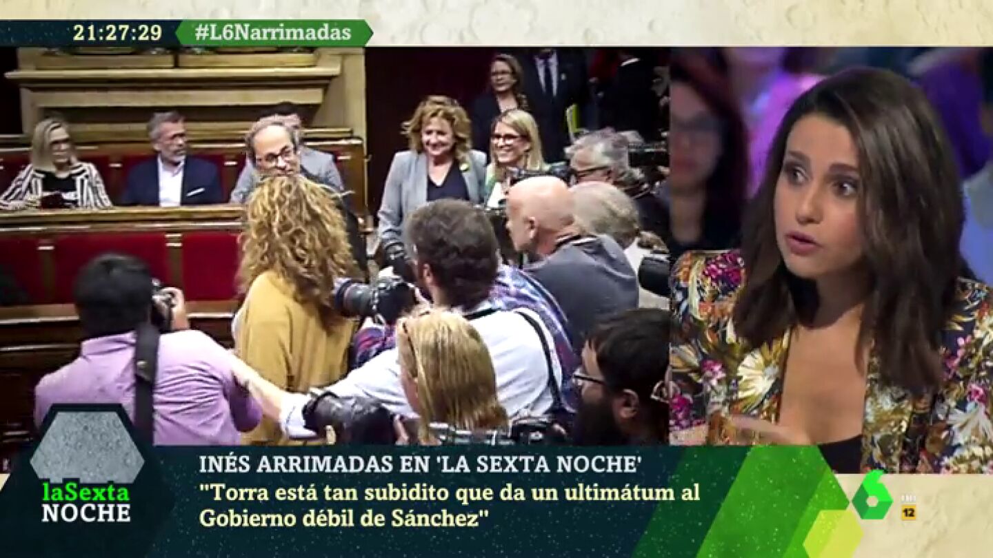 In&eacute;s Arrimadas, en laSexta Noche