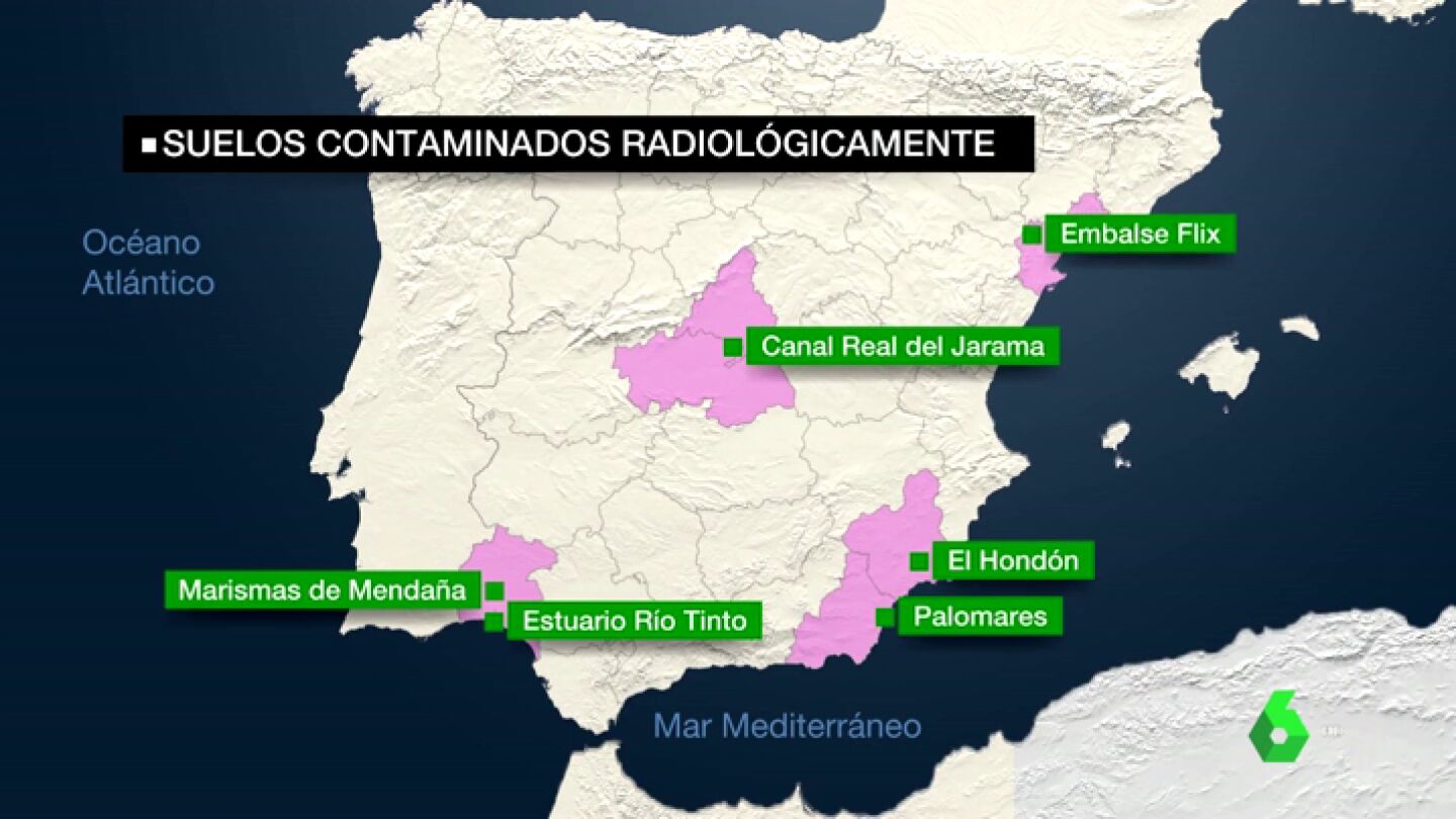 Suelos contaminados radiol&oacute;gicamente