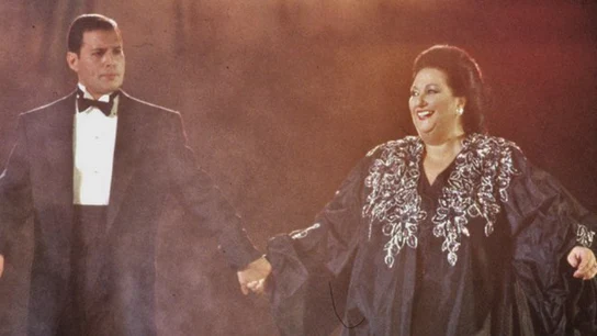 Montserrat Caballé con Freddy Mercury en Barcelona 92' Montserrat Caballé con Freddy Mercury en Barcelona 92'