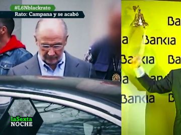 Rato en el momento de su detención y en la salida a bolsa de Bankia Rato en el momento de su detención y en la salida a bolsa de Bankia