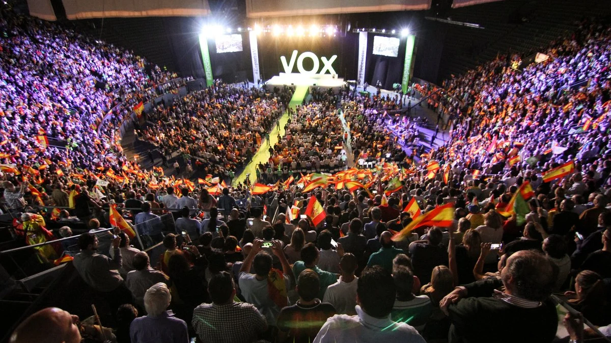 Acto de VOX en Vistalegre