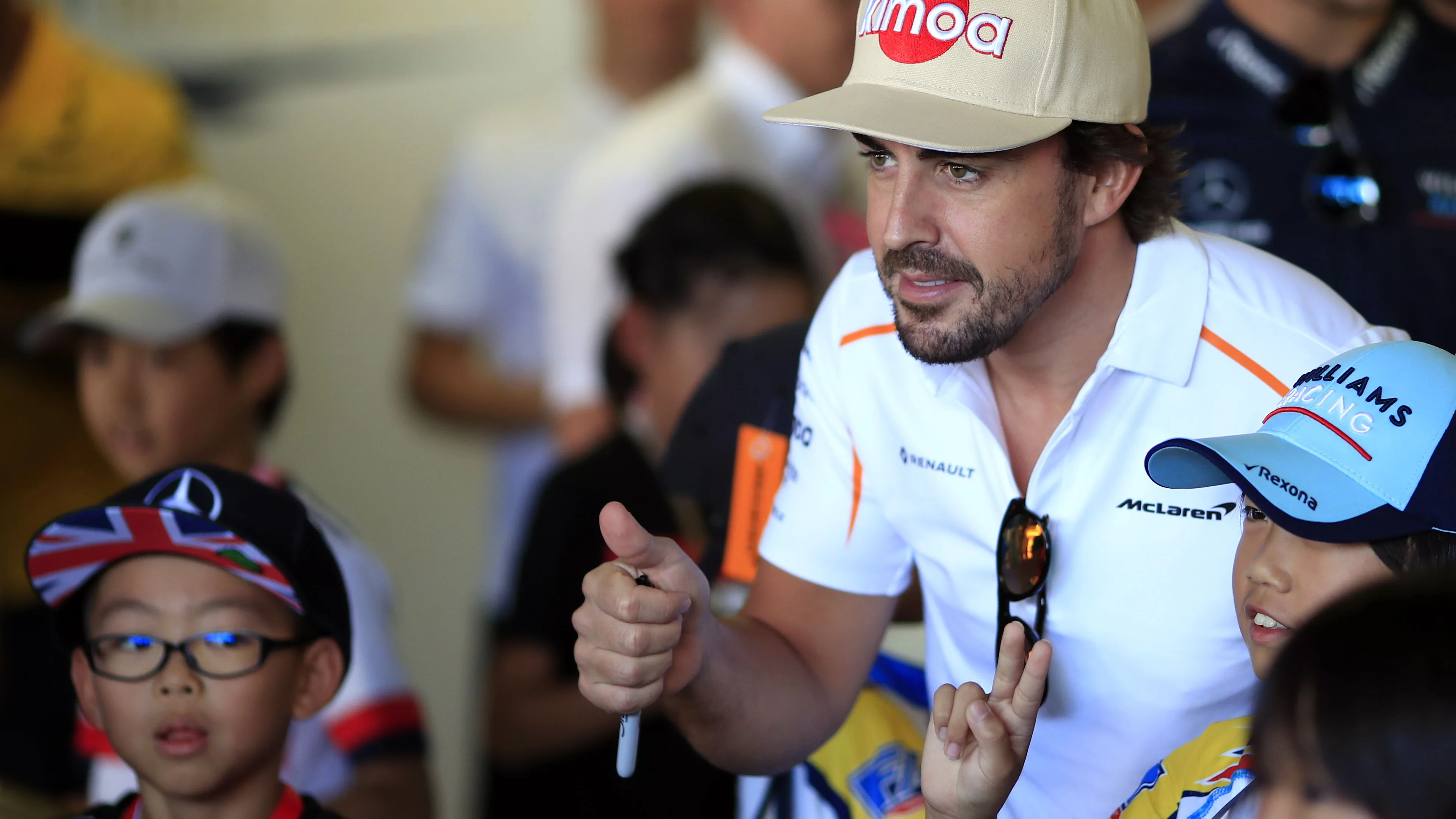 Fernando Alonso, en el trazado de Suzuka