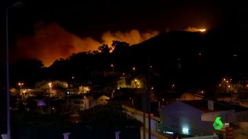 Imagen del incendio en Sintra, Portugal