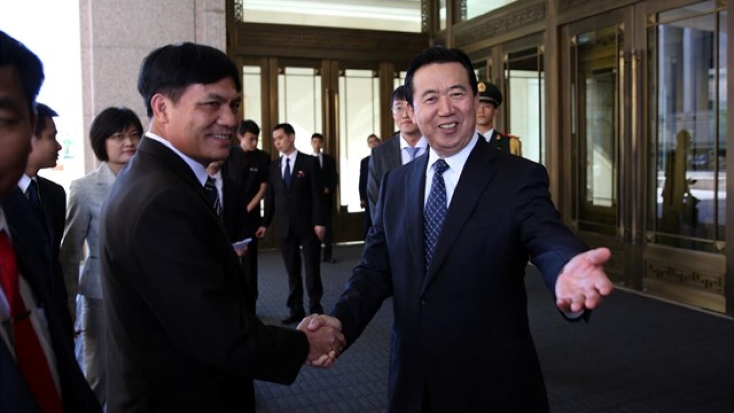 Meng Hongwei, presidente de la Interpol