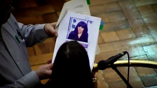 Imagen de Angie en su juicio Imagen de Angie en su juicio