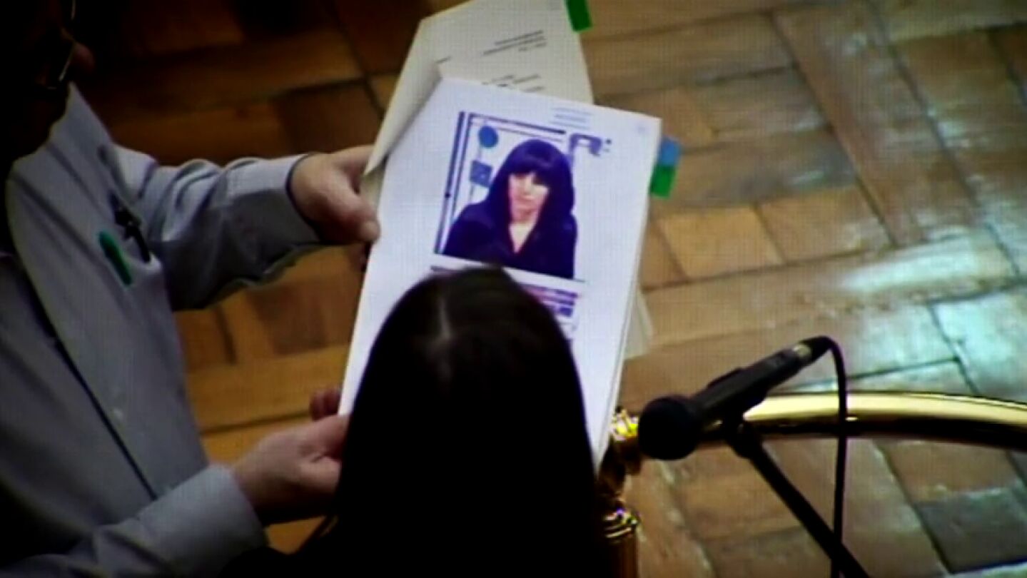 Imagen de Angie en su juicio