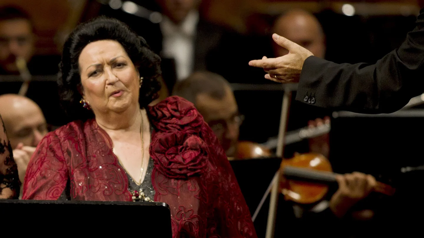 La soprano Montserrat Caballé La soprano Montserrat Caballé
