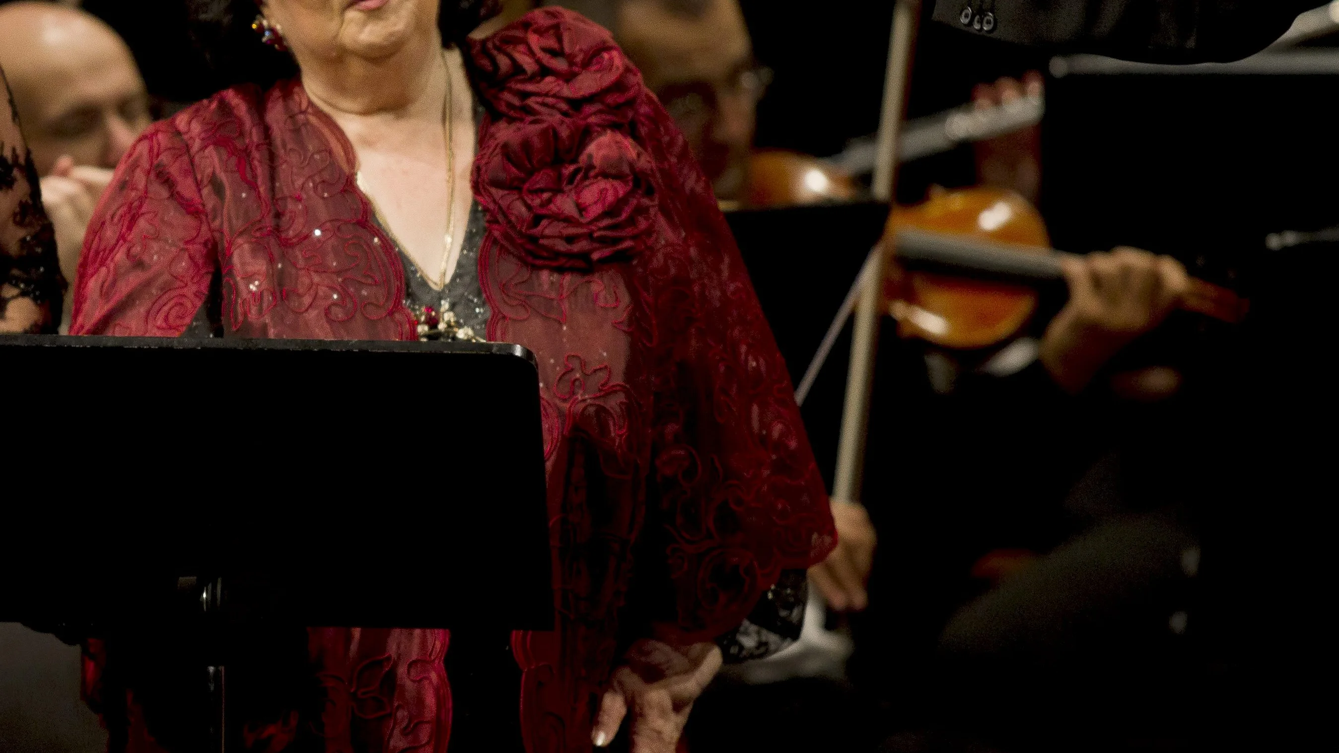 La soprano Montserrat Caballé