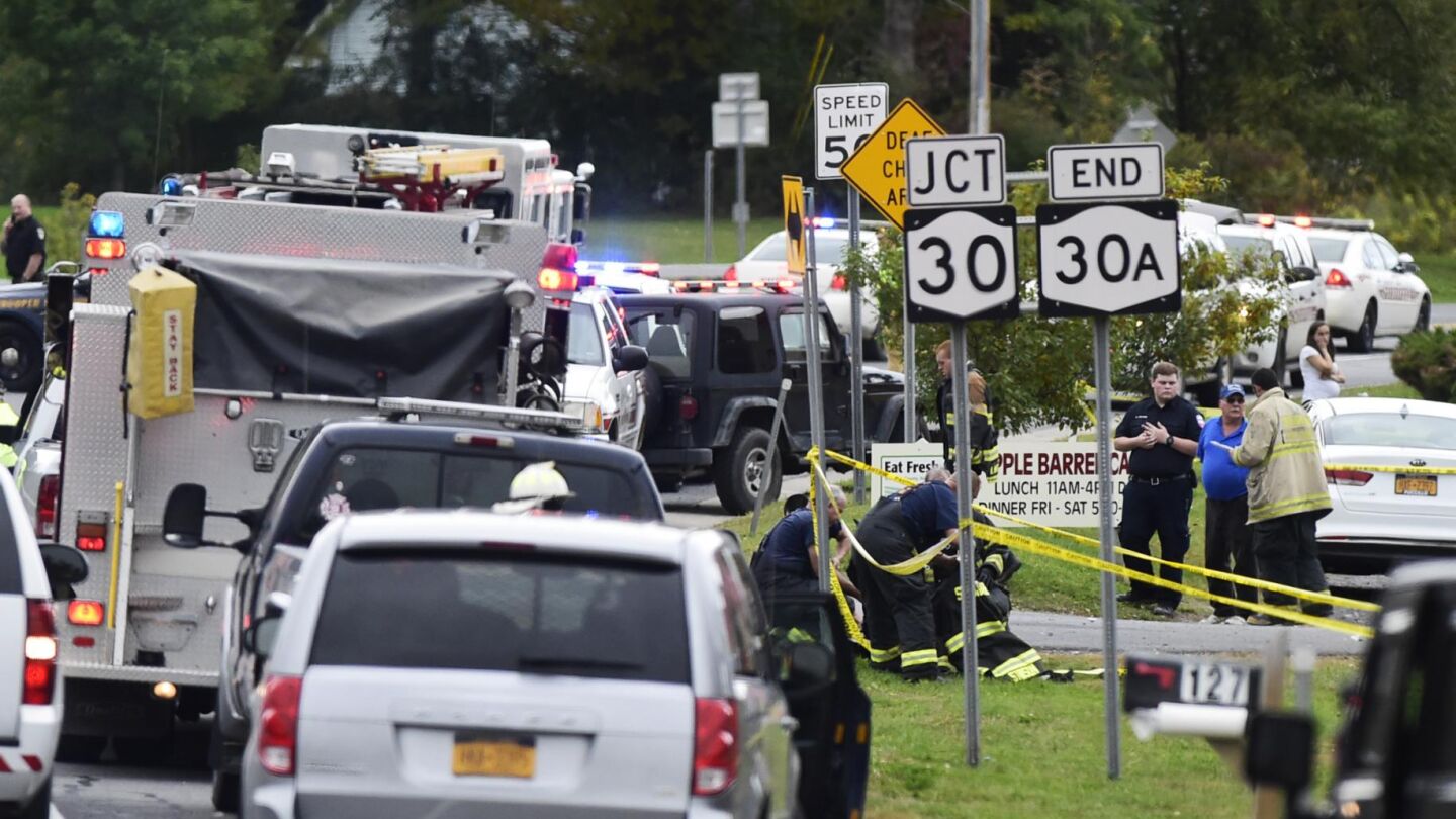 Imagen del accidente en Nueva York