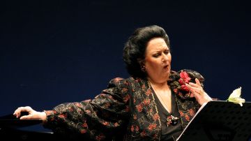 En la imagen, la soprano Monserrat Caballé
