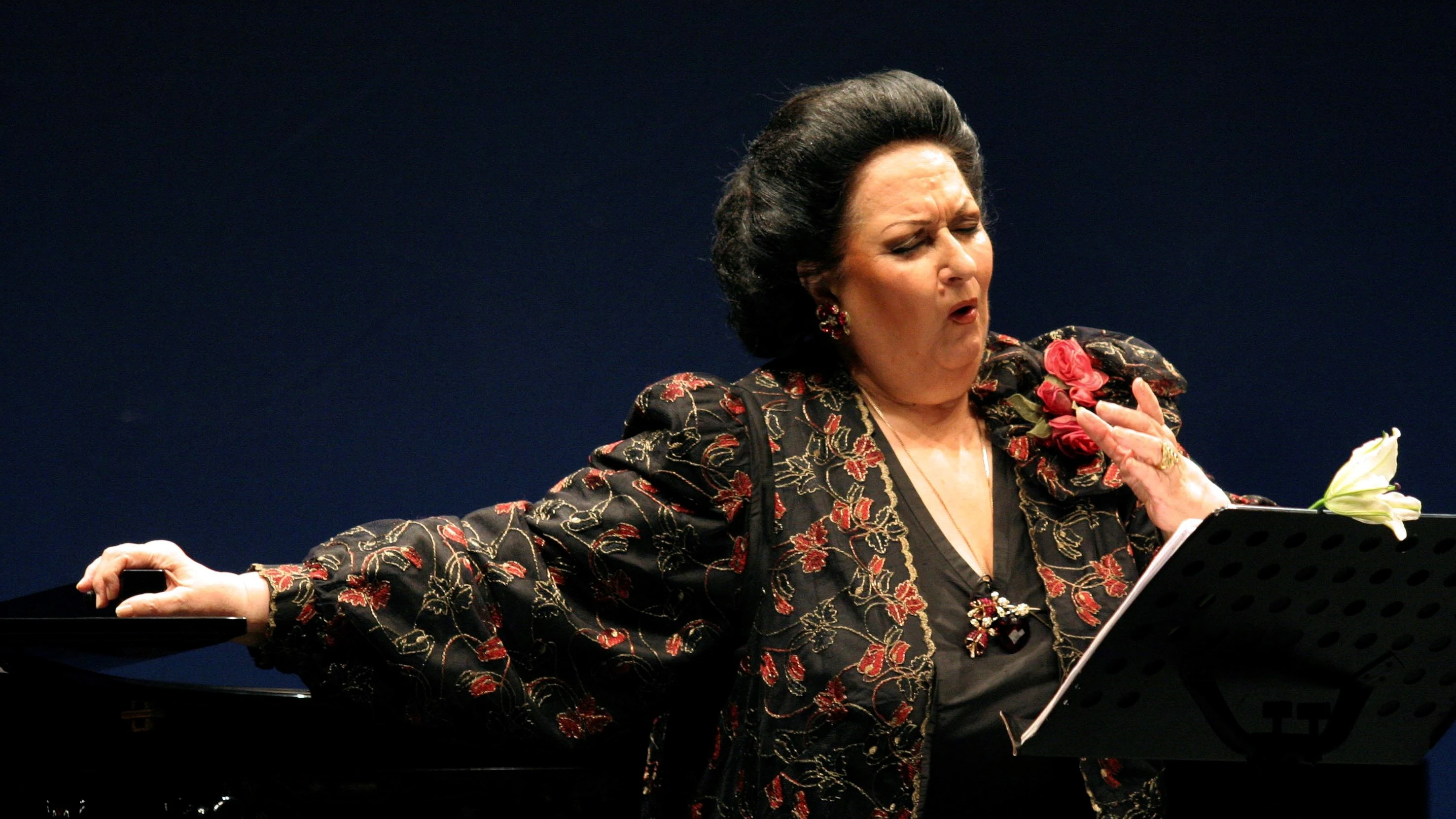 En la imagen, la soprano Monserrat Caballé