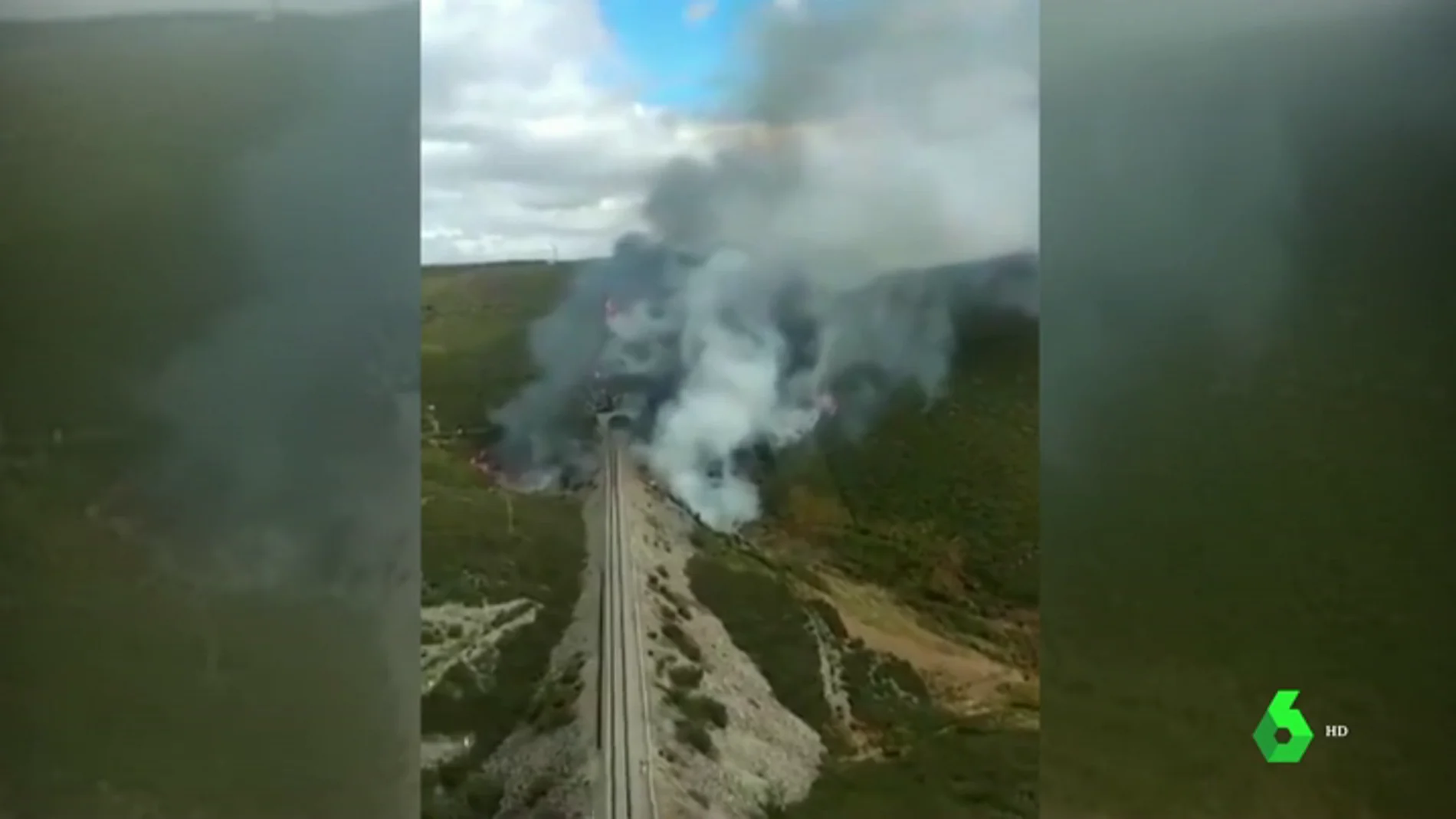 Estabilizado un incendio en A Gudiña tras calcinar 35 hectáreas