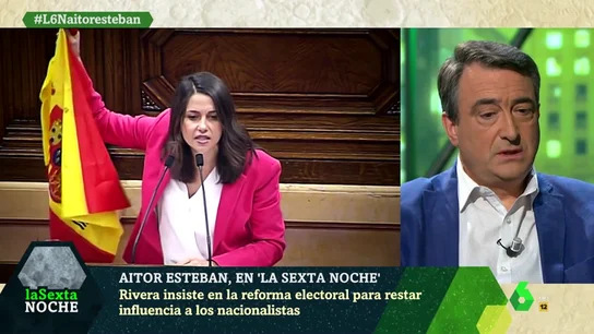 Aitor Esteban responde a Inés Arrimadas Aitor Esteban responde a Inés Arrimadas