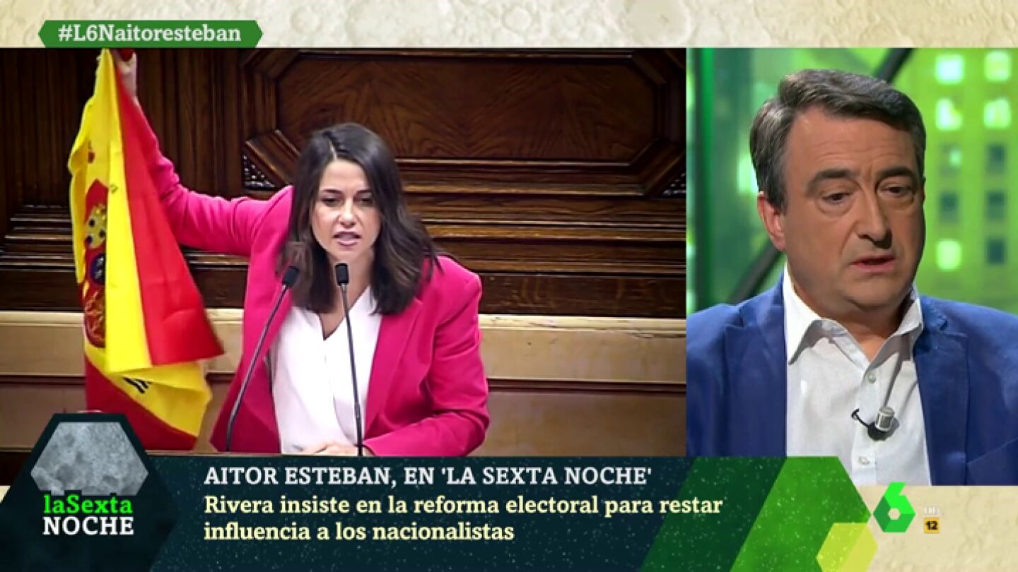 Aitor Esteban responde a In&eacute;s Arrimadas