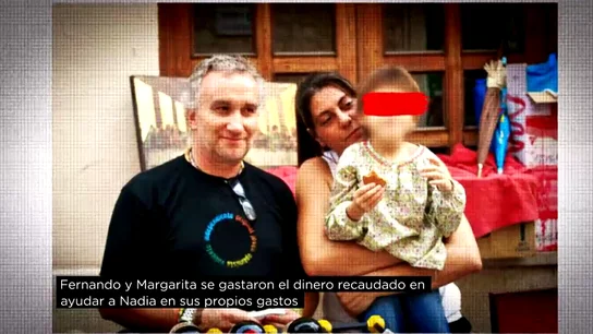 Imagen de los padres de Nadia junto a la menor Imagen de los padres de Nadia junto a la menor
