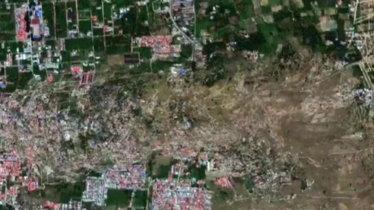 Timelapse del proceso de licuefacci&oacute;n en Indonesia