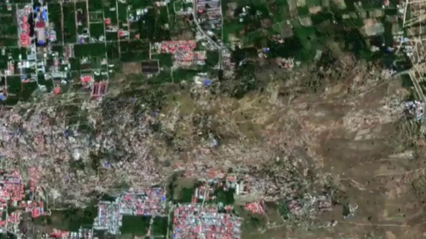 Timelapse del proceso de licuefacci&oacute;n en Indonesia