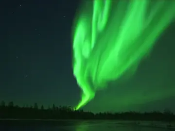 Las auroras boreales que cambian de forma y color en Finlandia Las auroras boreales que cambian de forma y color en Finlandia