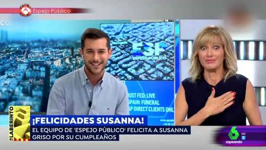 Susanna Griso, en Espejo Público Susanna Griso, en Espejo Público