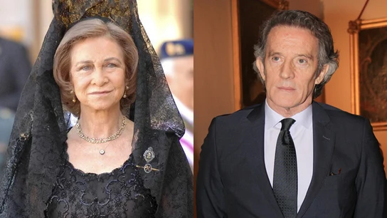 La reina Sofía y su "entrañable amigo" Alfonso Díez La reina Sofía y su "entrañable amigo" Alfonso Díez