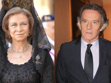 La reina Sofía y su "entrañable amigo" Alfonso Díez La reina Sofía y su "entrañable amigo" Alfonso Díez
