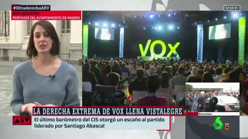Rita Maestre analiza el aumento de apoyo a VOX