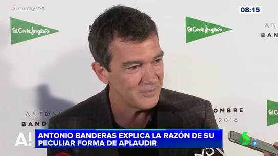 Antonio Banderas explica el porqué de su aplauso flamenco Antonio Banderas explica el porqué de su aplauso flamenco