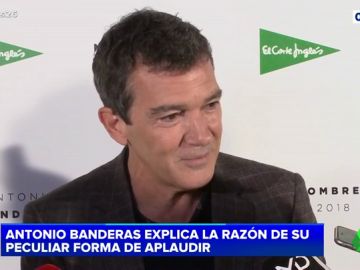Antonio Banderas explica el porqué de su aplauso flamenco Antonio Banderas explica el porqué de su aplauso flamenco