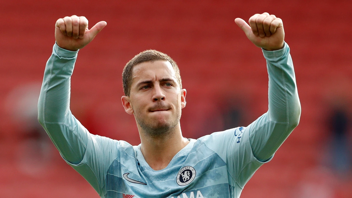 Eden Hazard, en un partido con el Chelsea Eden Hazard, en un partido con el Chelsea