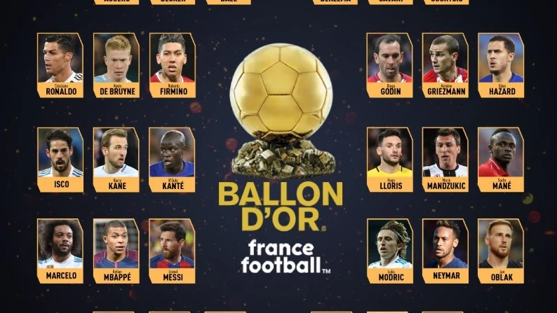 Los 30 jugadores nominados al Balón de Oro