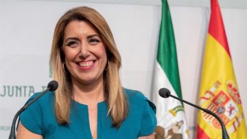  La presidenta de la Junta de Andalucía, Susana Díaz