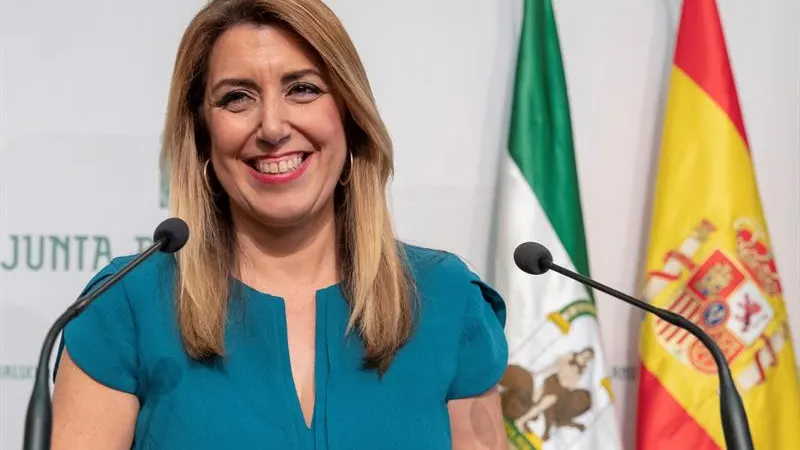  La presidenta de la Junta de Andalucía, Susana Díaz