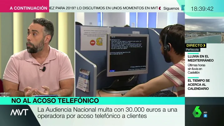 Rubén Sánchez, sobre el acoso de las teleoperadoras: "Si te llaman una vez, hay que avisar para que no lo hagan más. Si lo vuelven a hacer, se puede denunciar"