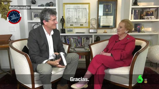 Madeleine Albright, sobre el auge de la ultra derecha: "La gente no tiene que sucumbir ante los líderes demagógicos que dicen tener las respuestas" Madeleine Albright, sobre el auge de la ultra derecha: "La gente no tiene que sucumbir ante los líderes demagógicos que dicen tener las respuestas"