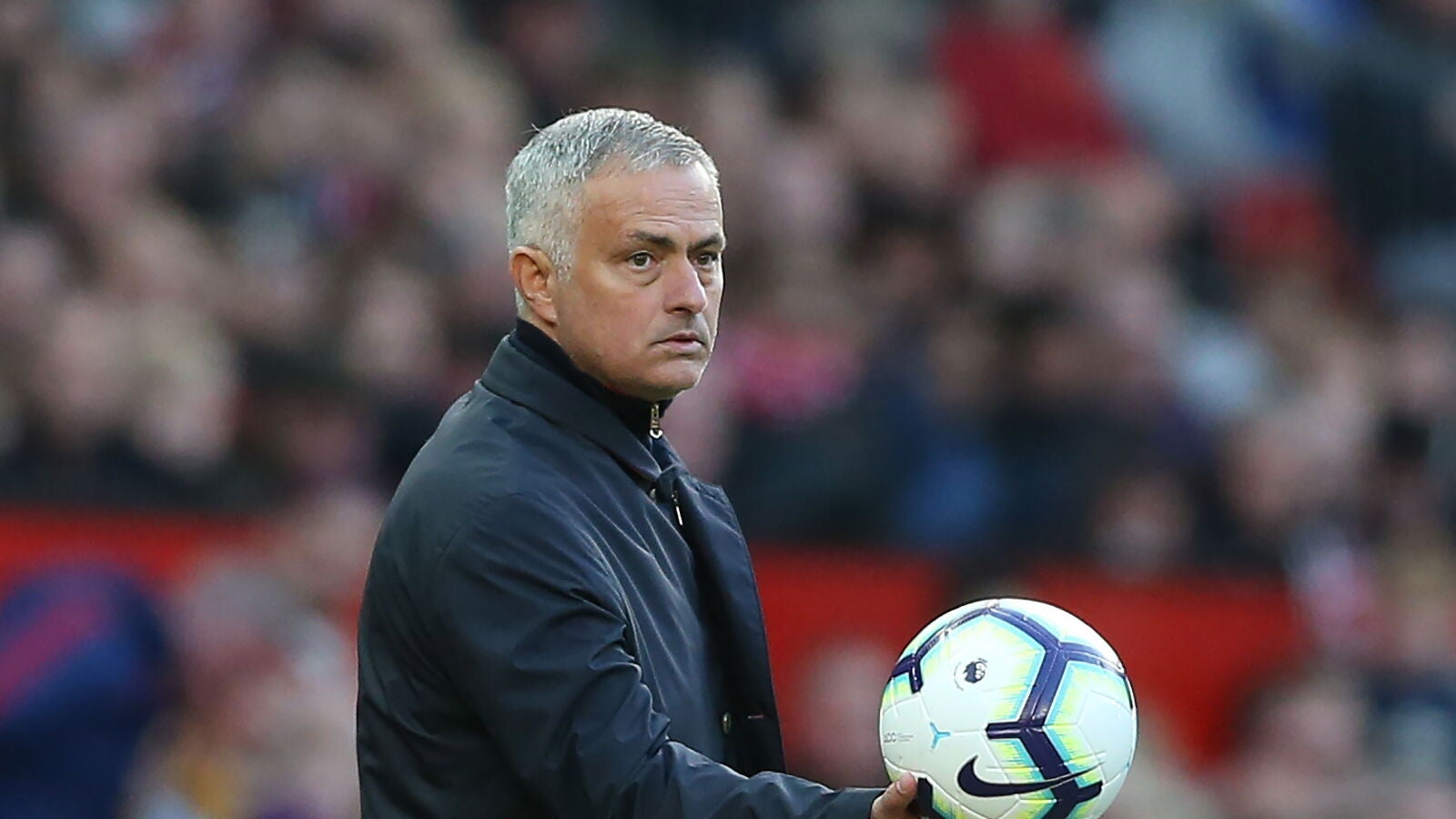 Jos&eacute; Mourinho, en el partido ante e Newcastle en Old Trafford