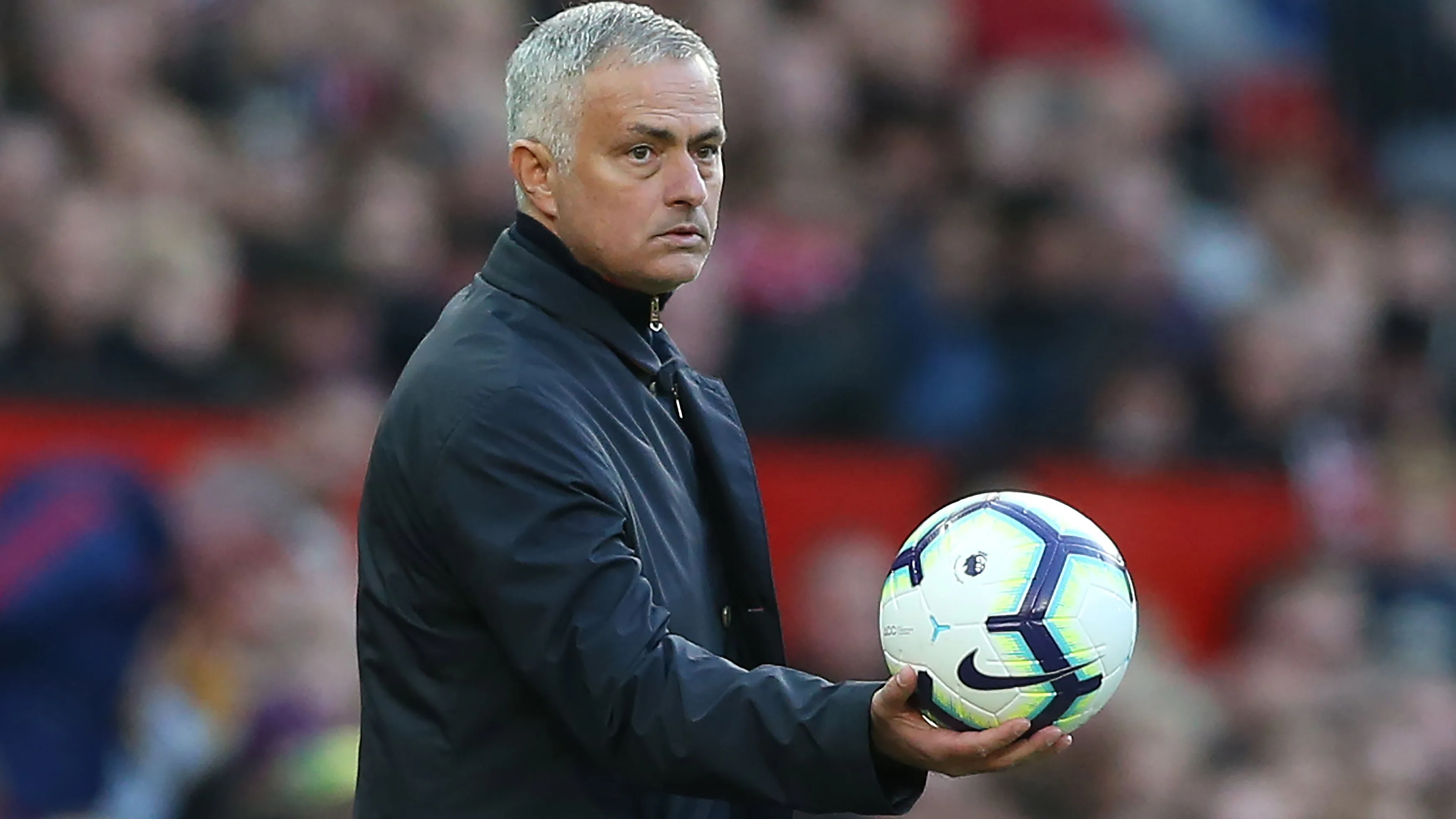 José Mourinho, en el partido ante e Newcastle en Old Trafford