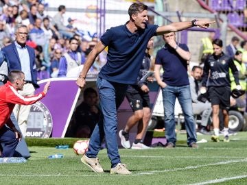 Leo Franco, durante un partido del Huesca Leo Franco, durante un partido del Huesca