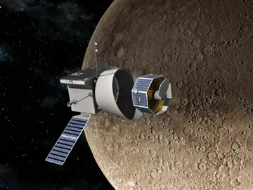 Recreación de la misión BepiColombo rumbo a Mercurio Recreación de la misión BepiColombo rumbo a Mercurio
