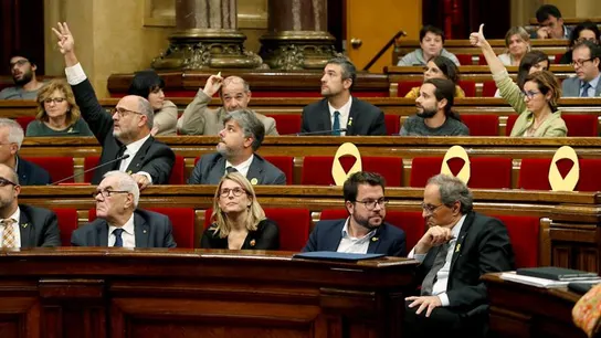 Quim Torra en el Parlament de Cataluña Quim Torra en el Parlament de Cataluña