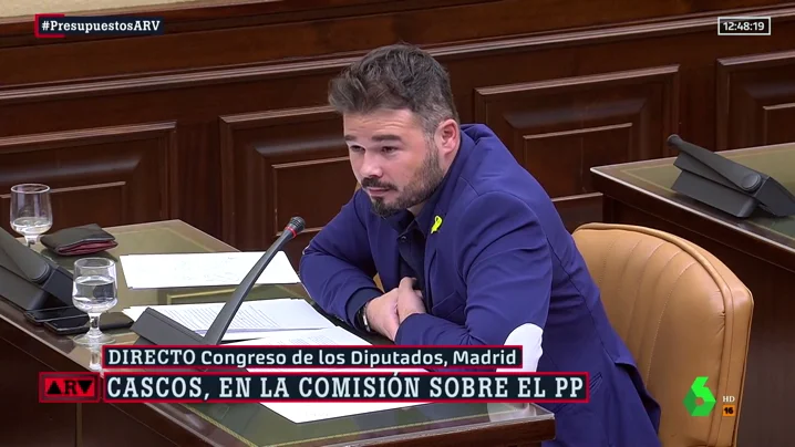 El diputado de ERC, Gabriel Rufián