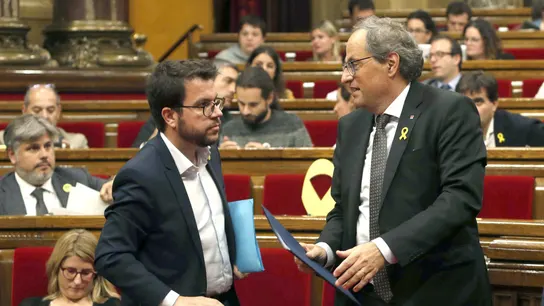 Quim Torra en el Parlament Quim Torra en el Parlament