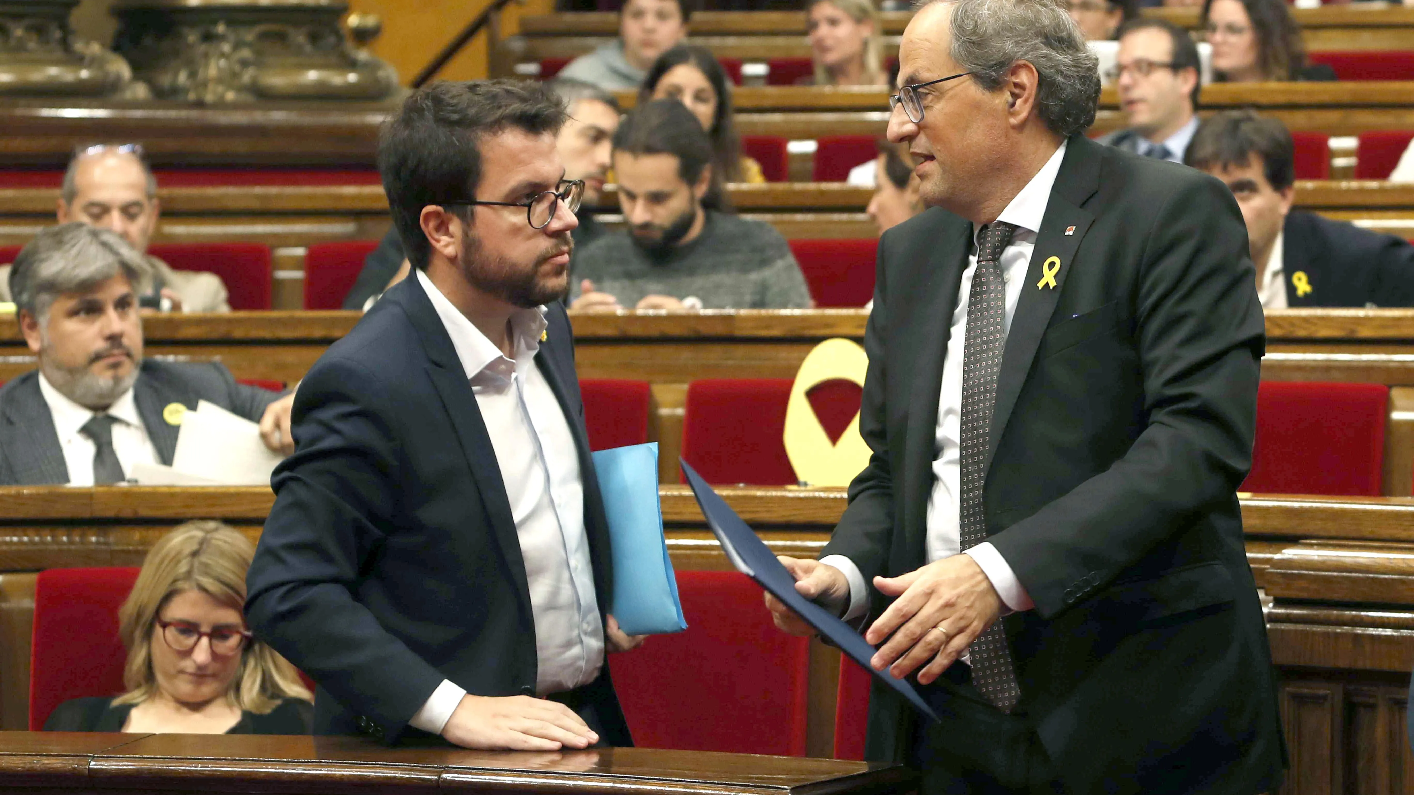 Quim Torra en el Parlament